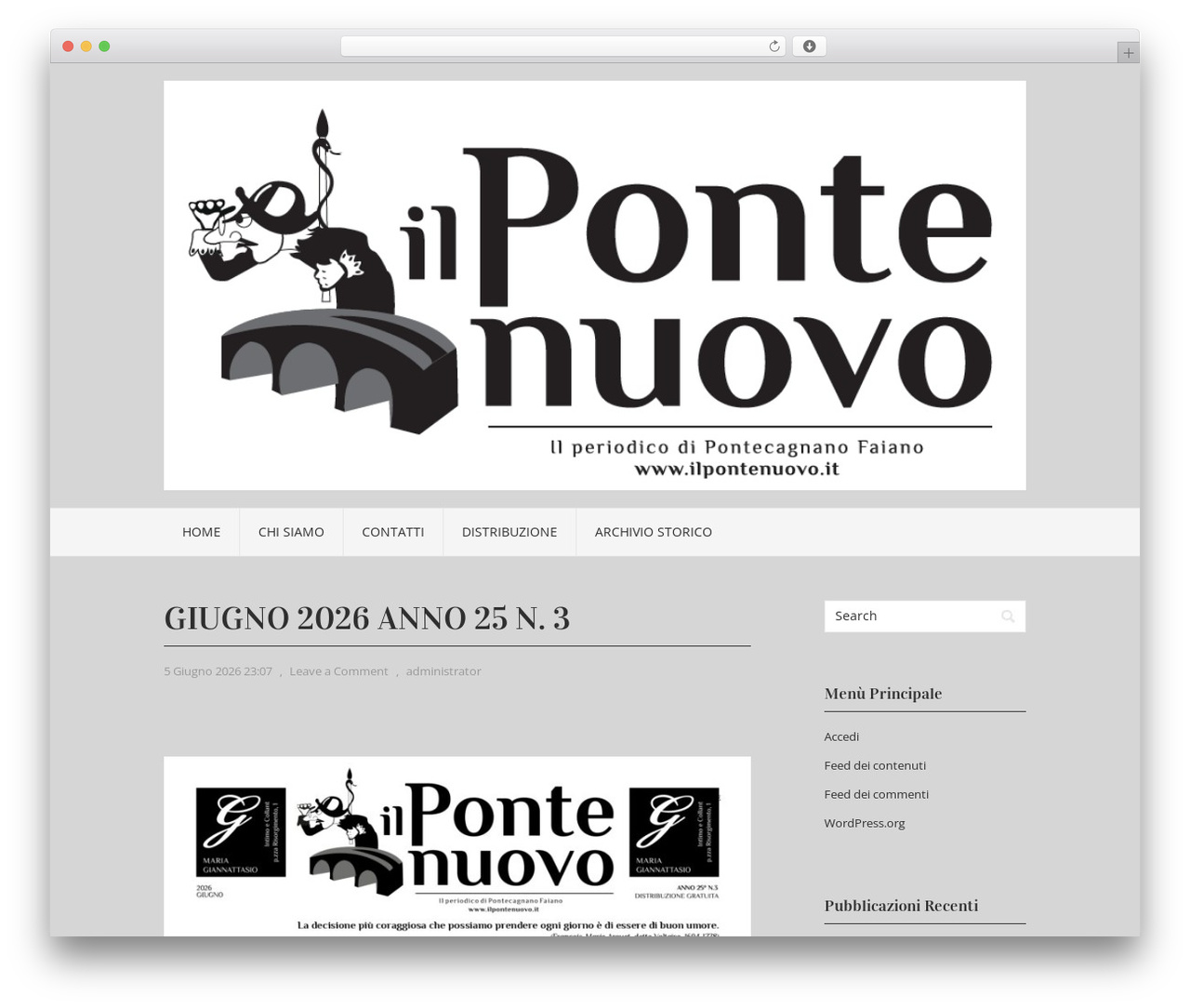 Vortex WordPress theme design - ilpontenuovo.it Vortex WordPress theme design - ilpontenuovo.it