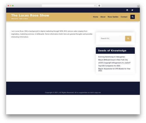 WordPress theme DCODE - lucasrose.com WordPress theme DCODE - lucasrose.com
