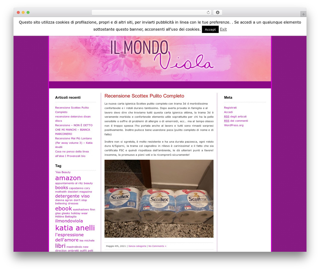 WordPress theme Red Light - ilmondoviola.com WordPress theme Red Light - ilmondoviola.com