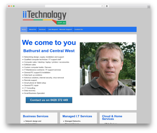 WordPress website theme Responsive Pro - iitechnology.com.au