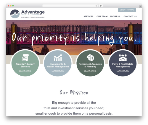ATC WordPress theme - advantagetrustco.com