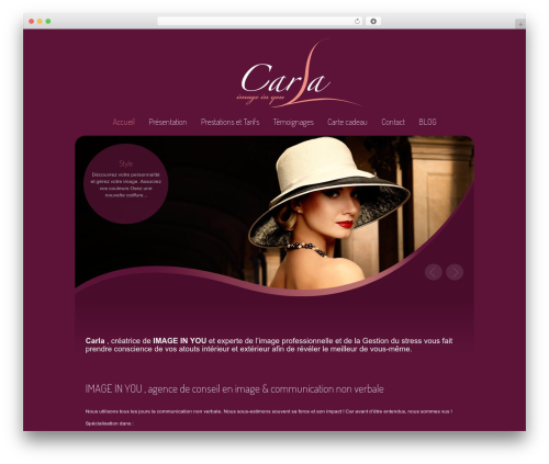 Beauty Center Wordpress Theme WordPress page template - image-in-you.com