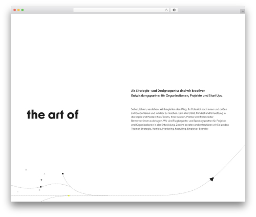 Canvas WordPress page theme - zartwild.de