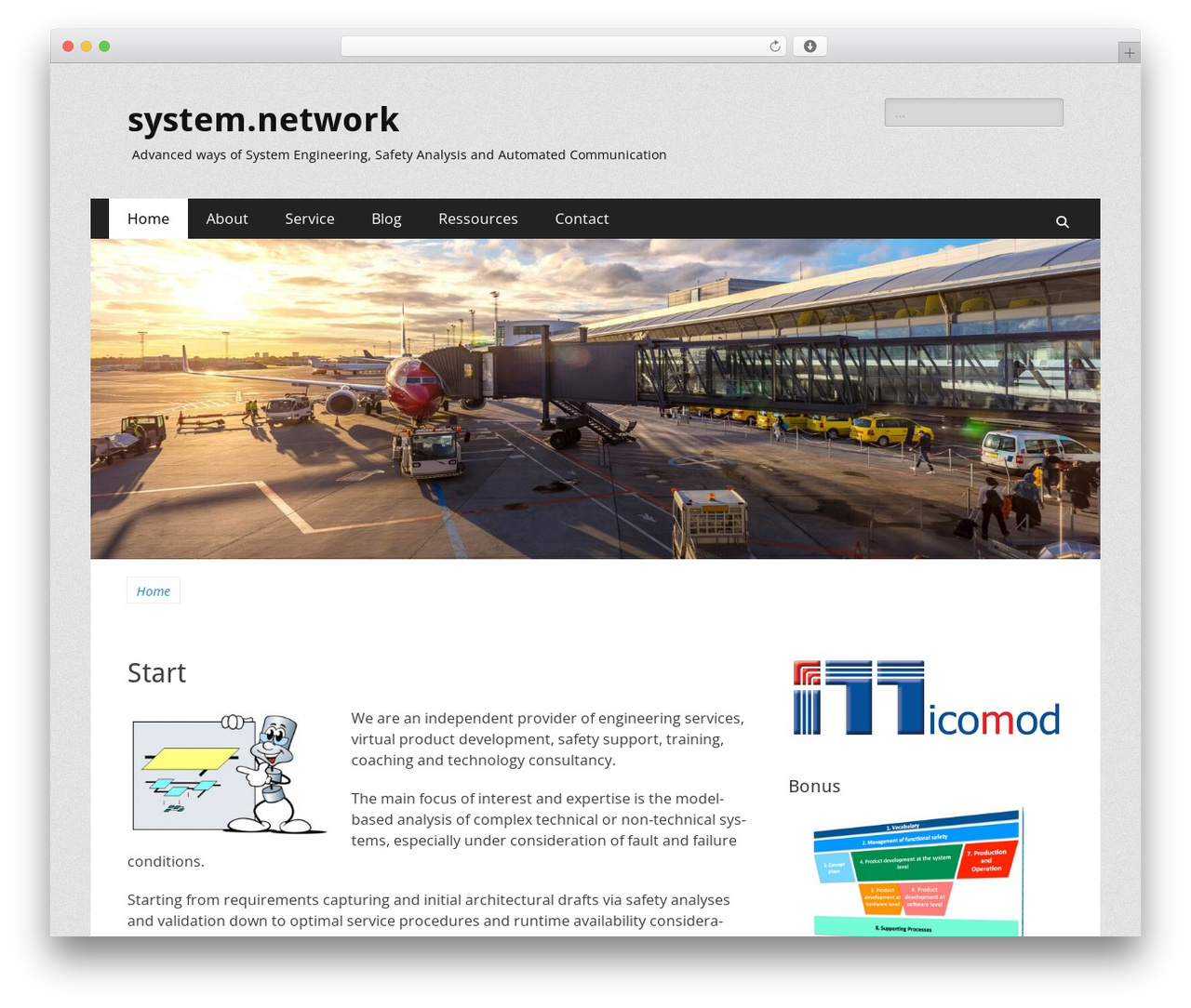 Catch Responsive theme WordPress - icomod.com
