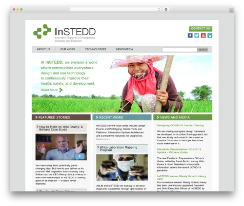 Divi best WordPress theme - instedd.org