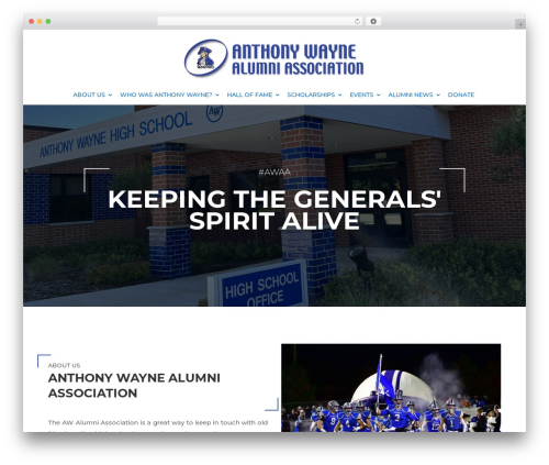 Divi WordPress theme - awalumni.org