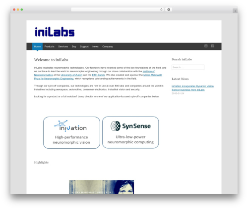 Expound WordPress theme - inilabs.com