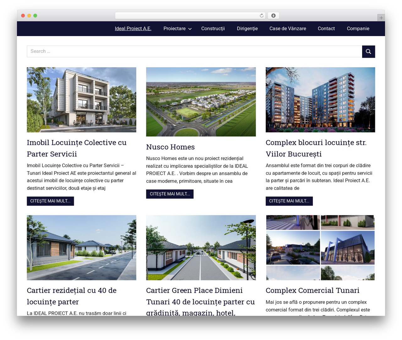 Gridbox theme WordPress - idealproiect.ro
