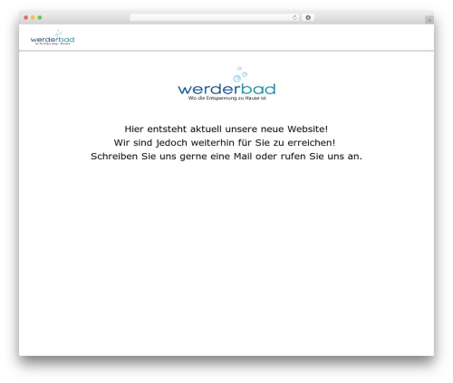Hello Elementor WordPress theme - werderbad.de