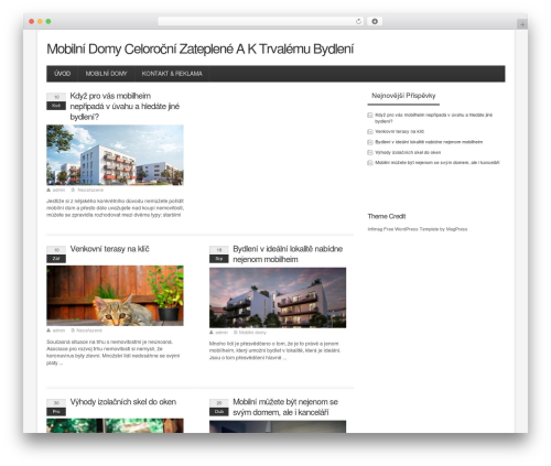 Infimag theme WordPress - immobilevehicle.cz