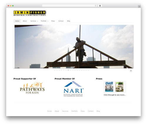 PageLines Framework theme WordPress - irwinfisher.com