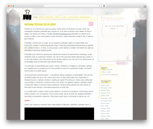 Paper theme WordPress - kiwwisk.cz