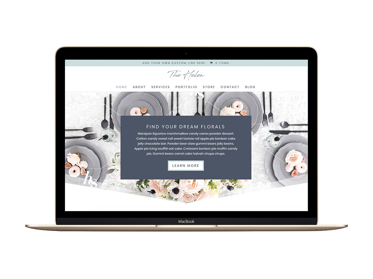 The Helen WordPress theme by Gillian Sarah
