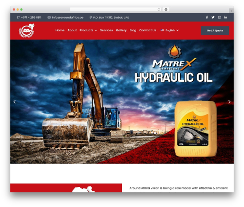 Theme WordPress Dustrix - aroundafrica.ae