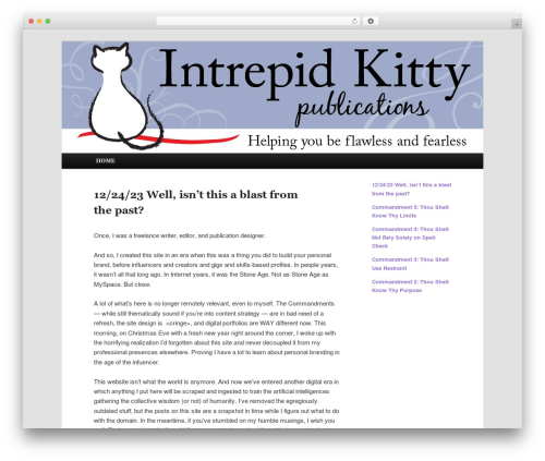 Theme WordPress Intrepid - intrepidkitty.com