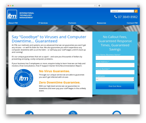 Theme WordPress ITM - itmonline.com.au
