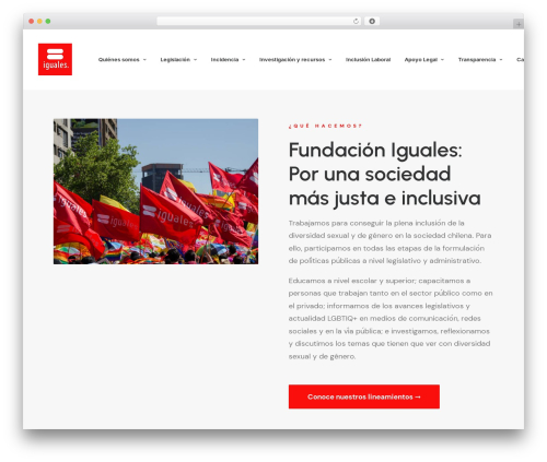 Uncode privacy WordPress plugin - iguales.cl