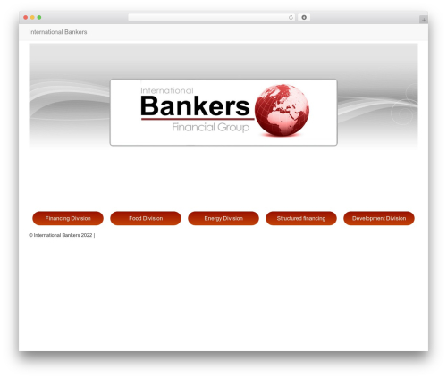 upBootWP WordPress theme - internationalbankers.com