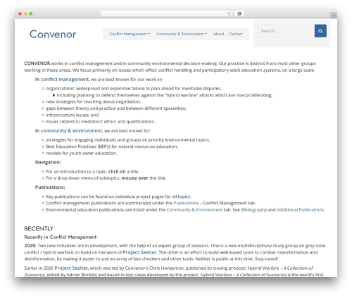 Crio premium WordPress plugin - convenor.com