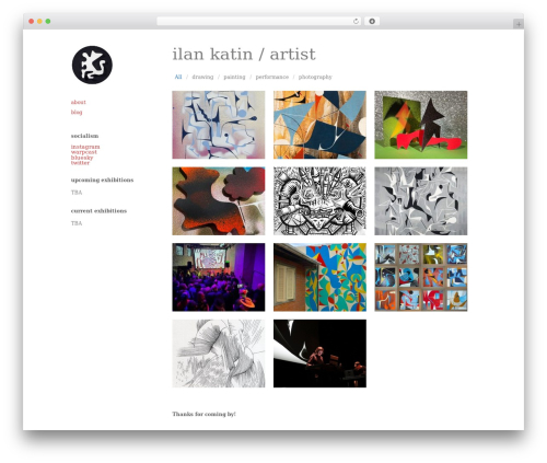 WordPress theme Infinity - ilankatin.com