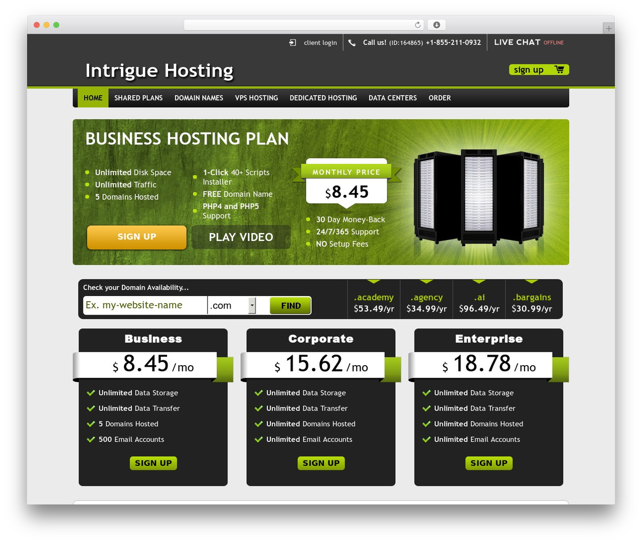 WordPress theme Pro Hosting - intriguehosting.com WordPress theme Pro Hosting - intriguehosting.com