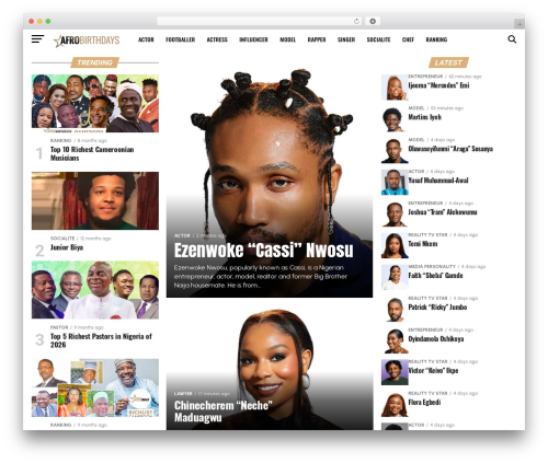 Theia post slider premium WordPress plugin - afrobirthdays.com