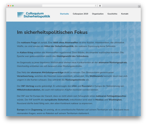 Atomic Blocks WordPress theme - colloquium-sicherheitspolitik.ch