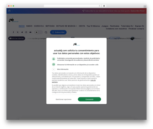 Blogsy theme free download - actualdj.com