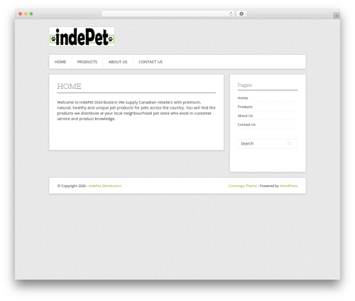 Contango WordPress theme - indepet.ca Contango WordPress theme - indepet.ca