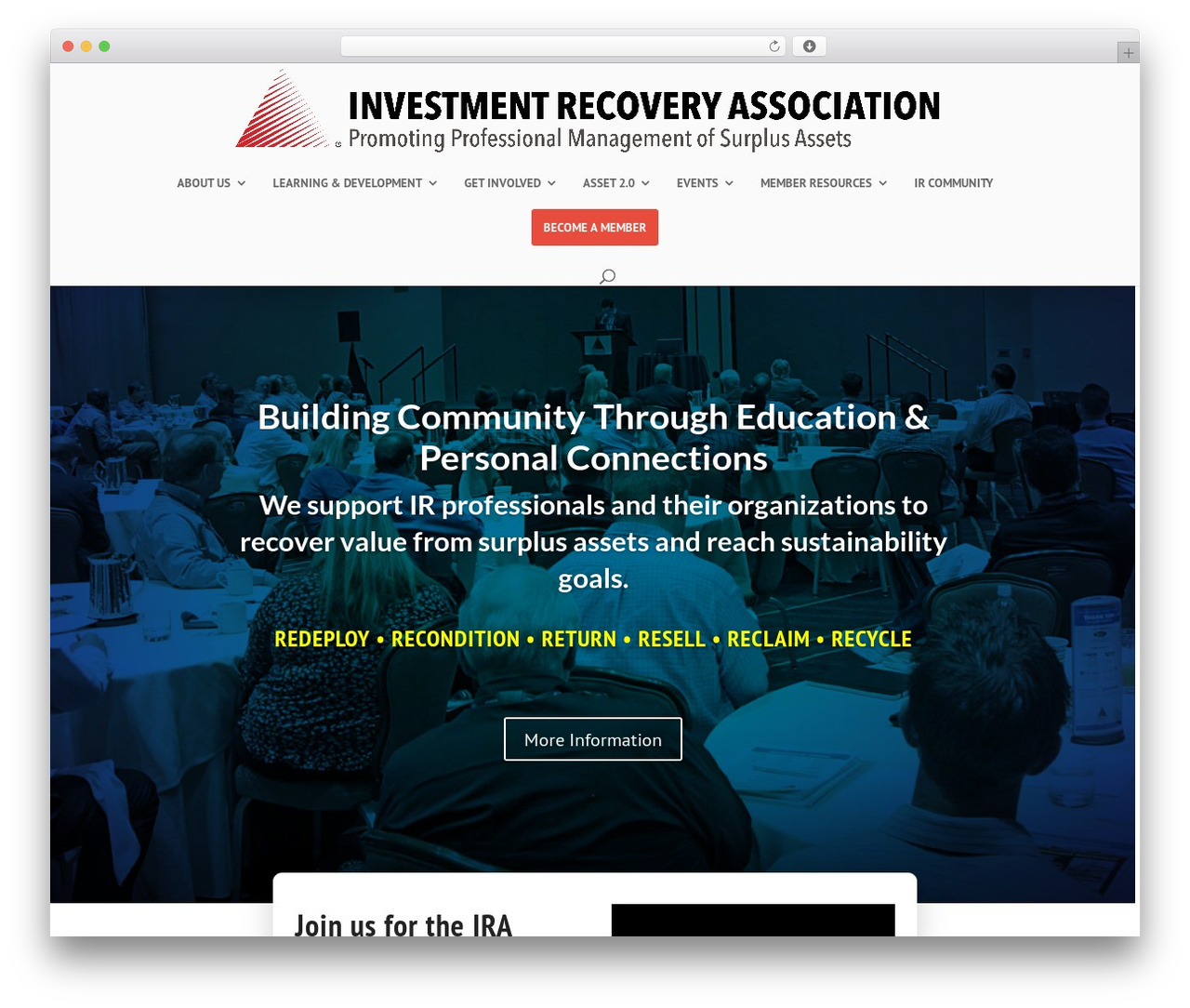 Divi WordPress theme - invrecovery.org