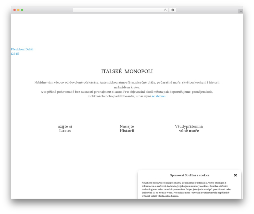 Divi WordPress theme - monopoli.cz