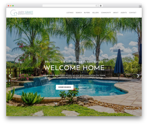Engage real estate WordPress theme - judygraff.com