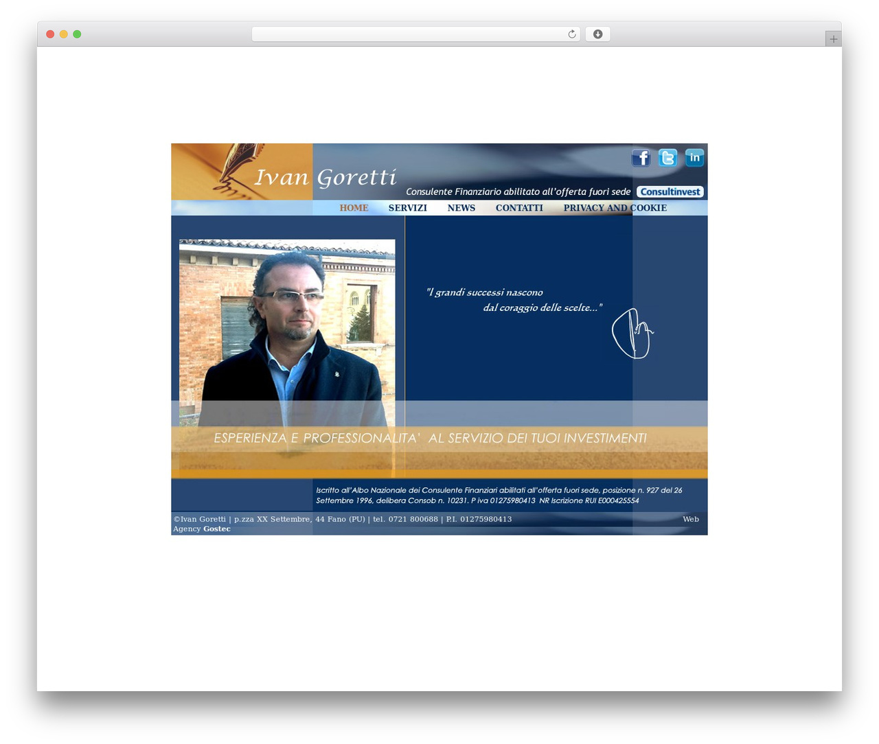 Goretti top WordPress theme - ivangoretti.it Goretti top WordPress theme - ivangoretti.it