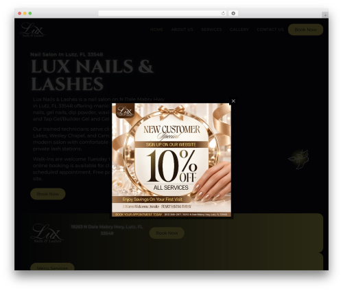 Mac menu WordPress plugin - luxnailslashesfl.com
