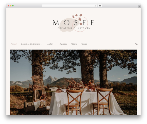 Kadence theme WordPress - mosee.fr