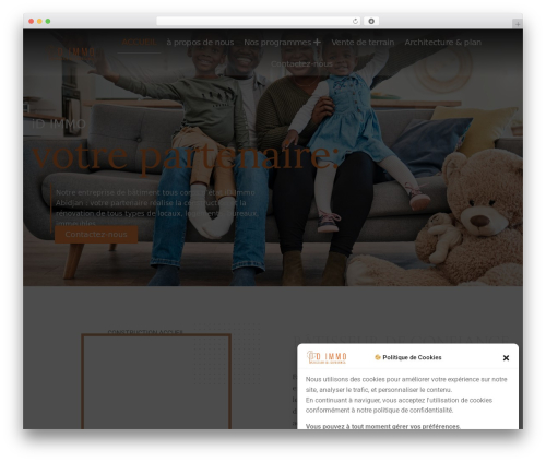 Landiox WordPress theme - id-immo.com