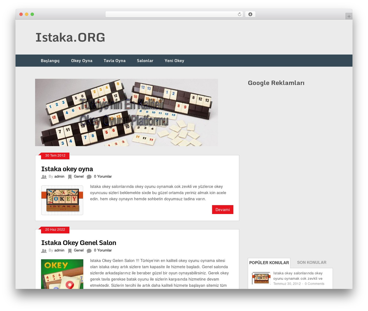 Ribbon WordPress theme - istaka.org
