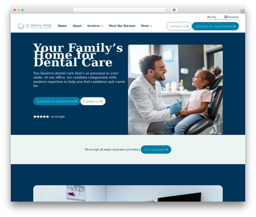 Sentry WordPress theme - indianasmilemaker.com