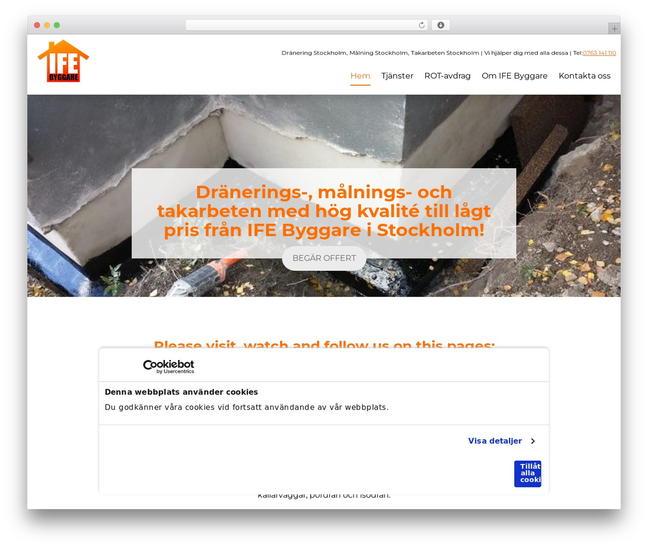 Theme WordPress CMS cmsvrx system - ifebyggare.se