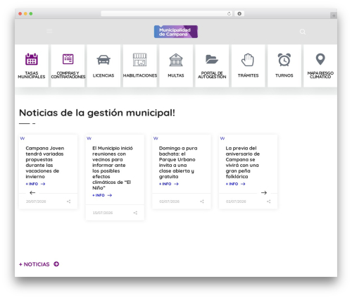 Thegov core WordPress plugin - www.campana.gob.ar
