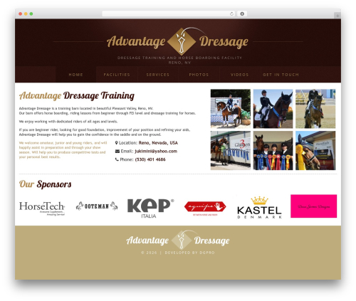 Theme WordPress cherry - advantagedressage.com