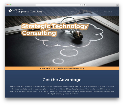WordPress theme Custom HTML5 Blank - advantagecio.com