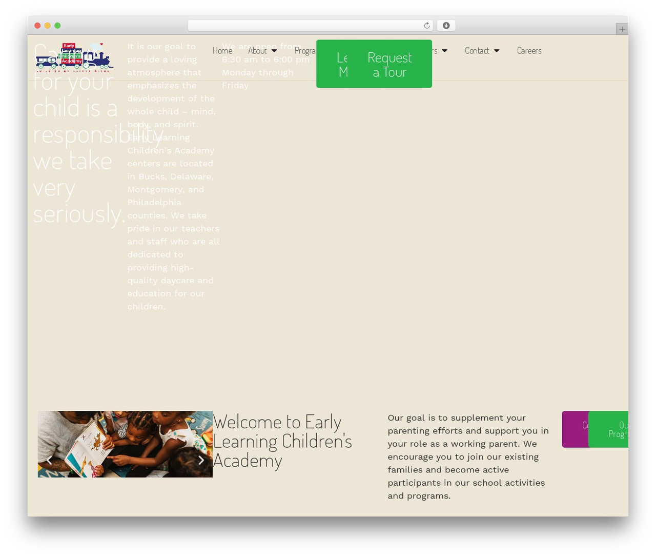 WordPress theme Hello Elementor - elcacenters.com