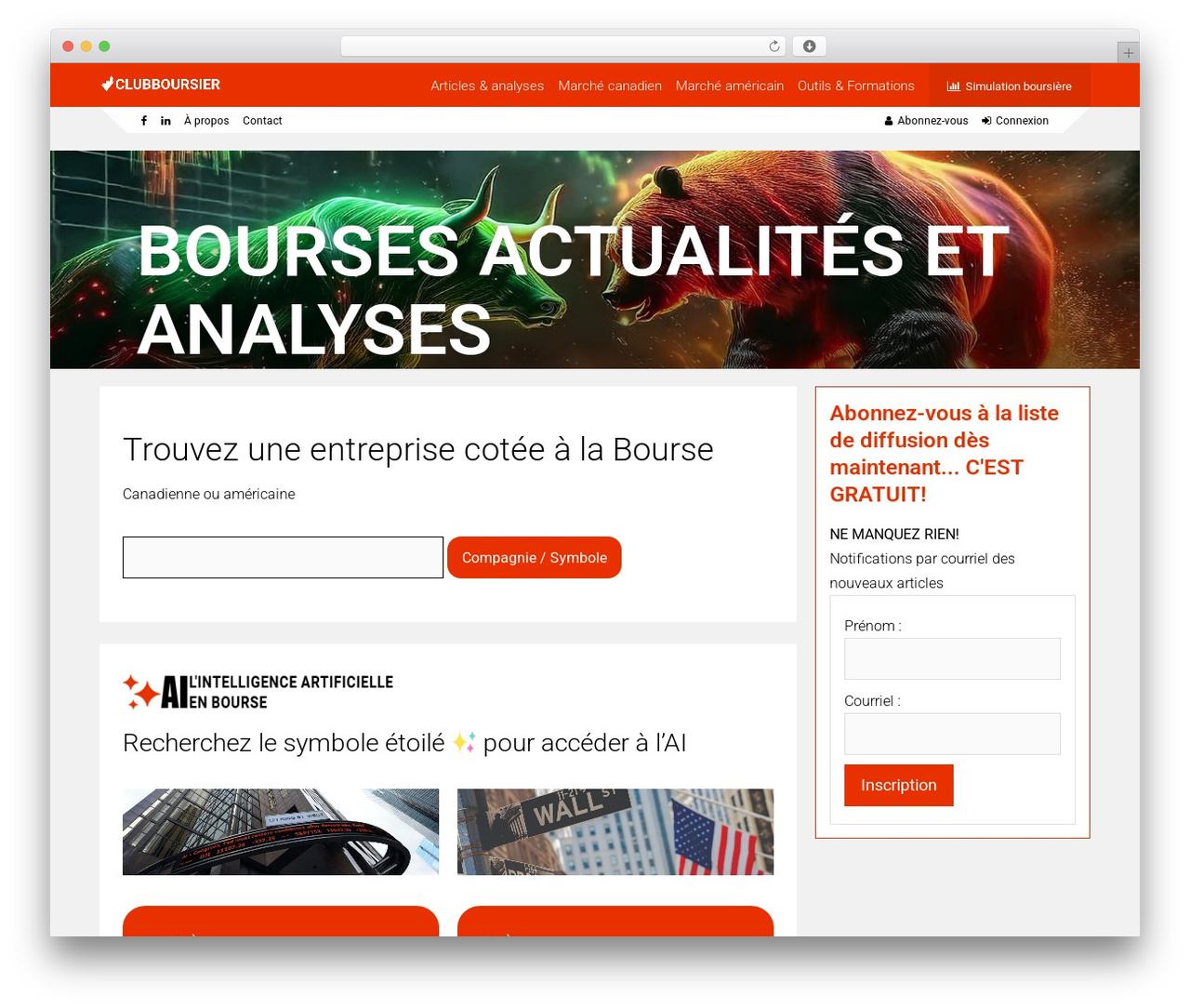WordPress theme Socialize - clubboursier.com