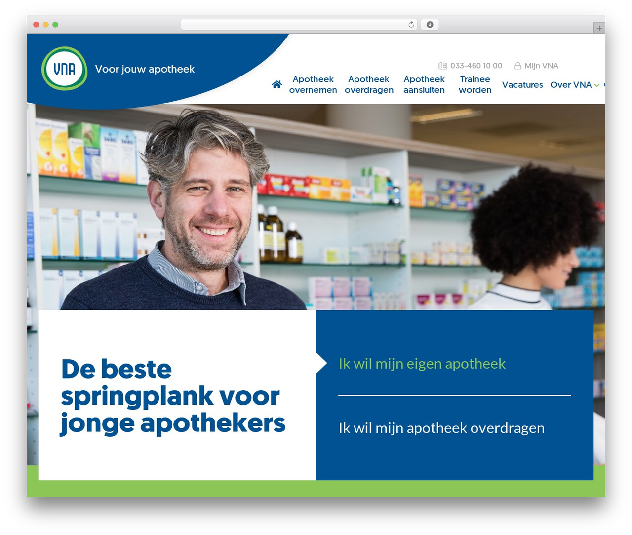 WordPress theme WP Bootstrap Starter - vna.nl