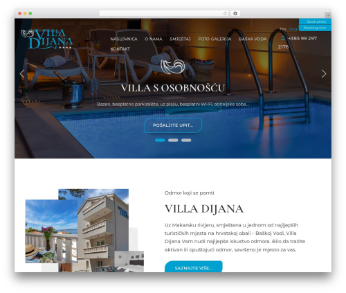 WordPress theme w4w - villa-dijana.com
