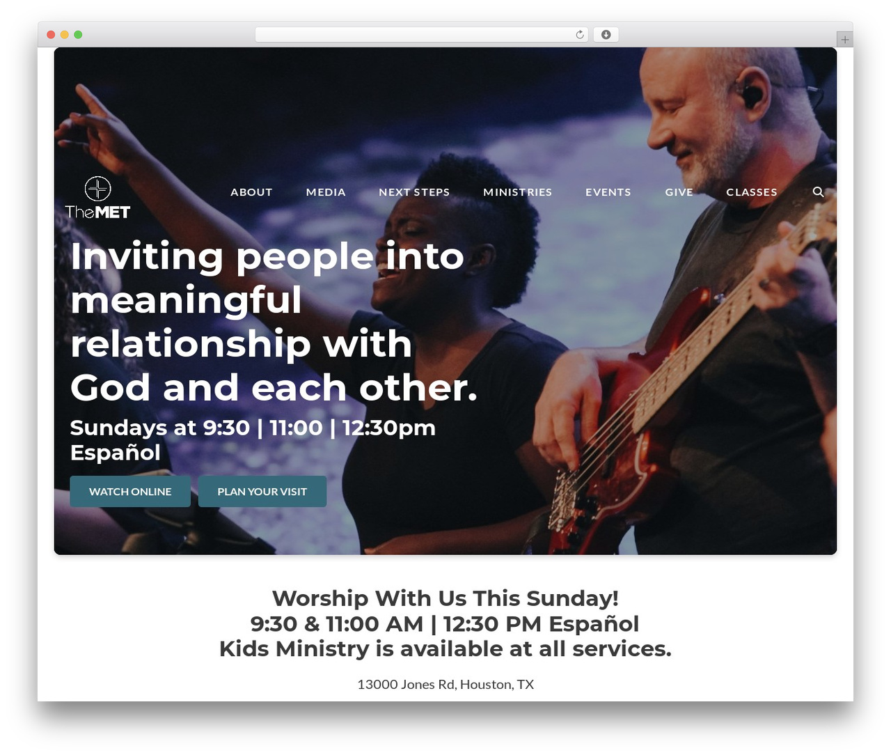 WP theme Float - themet.church WP theme Float - themet.church