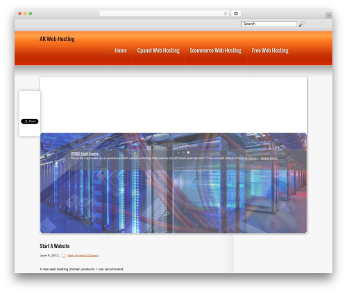 WpHoster WordPress theme - akwebhosting.net