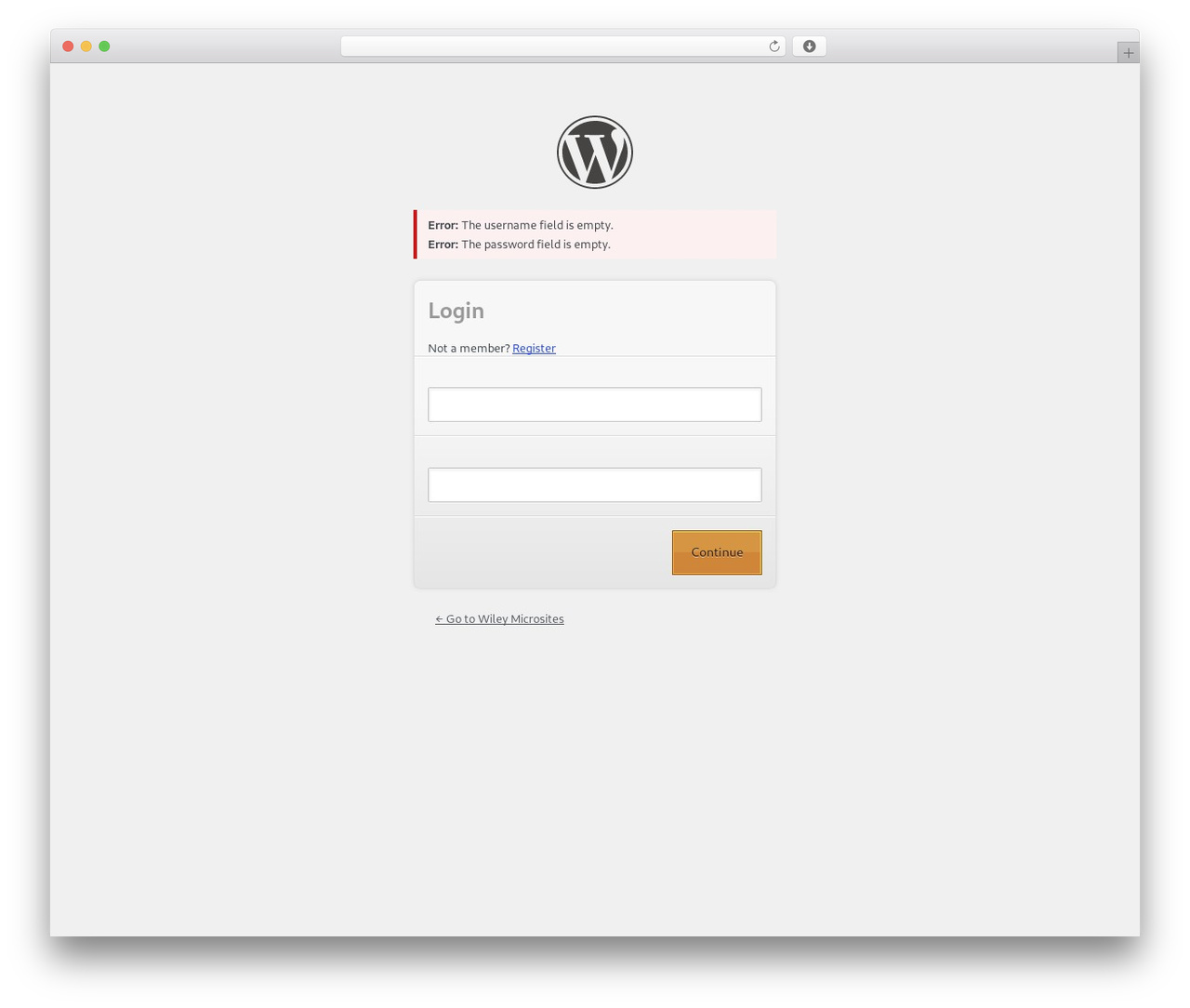 Backbone premium WordPress theme - wileymicrositebuilder.com Backbone premium WordPress theme - wileymicrositebuilder.com