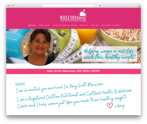 Divi theme WordPress - wellnesswise.com